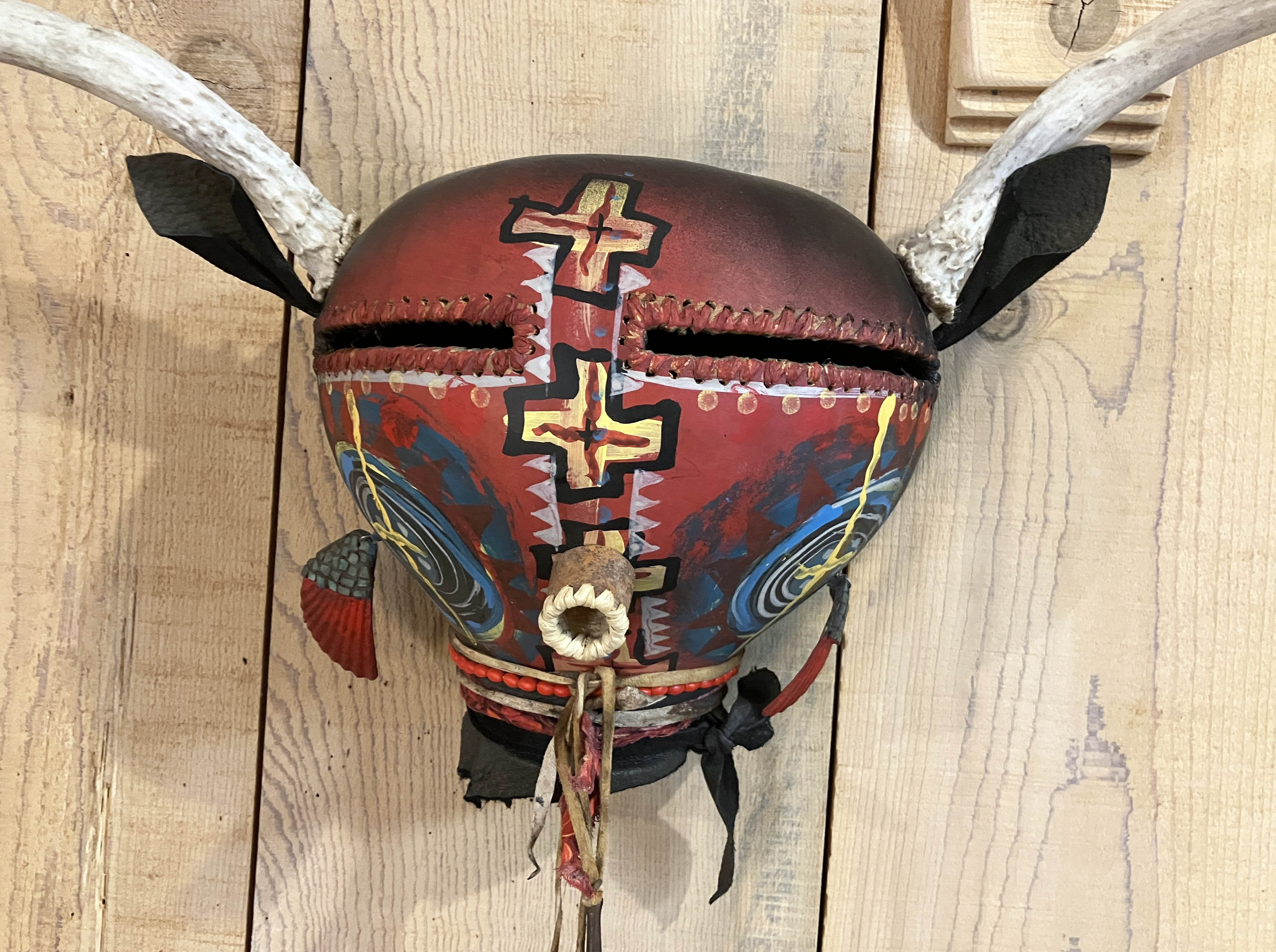 Robert Rivera | Gourd Mask Art  | Penfield Gallery of Indian Arts | Albuquerque, New Mexico